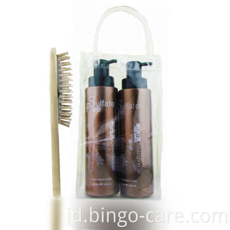Profesional Mewah Alami Minyak Argan Rambut Krim Shampoo Conditioner Hadiah Produk Perawatan Rambut Set